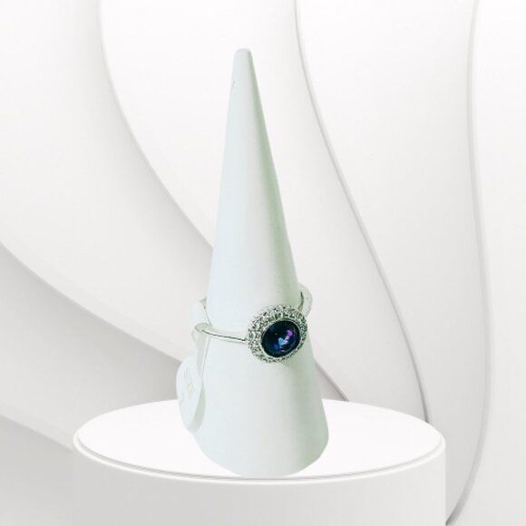 BP STERLING CLUB LAB CREATED RAINBOW LIGHT AMETHYST RING (Size 7) - Picture 3 of 7